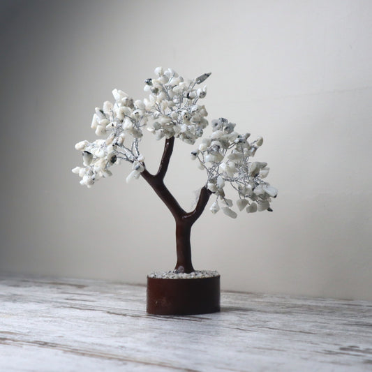 Rainbow Moonstone Large Crystal Tree | Intuition, New Beginnings & Gentle Protection