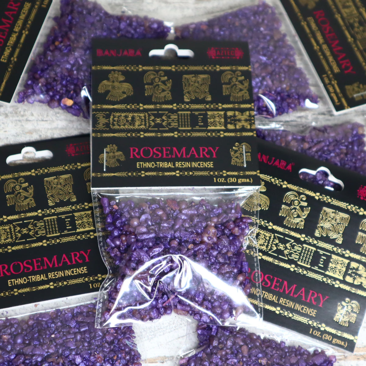 Banjara Rosemary Resin Incense 30g | Cleansing, Clarity & Protection