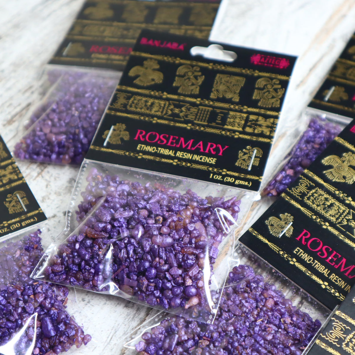 Banjara Rosemary Resin Incense 30g | Cleansing, Clarity & Protection
