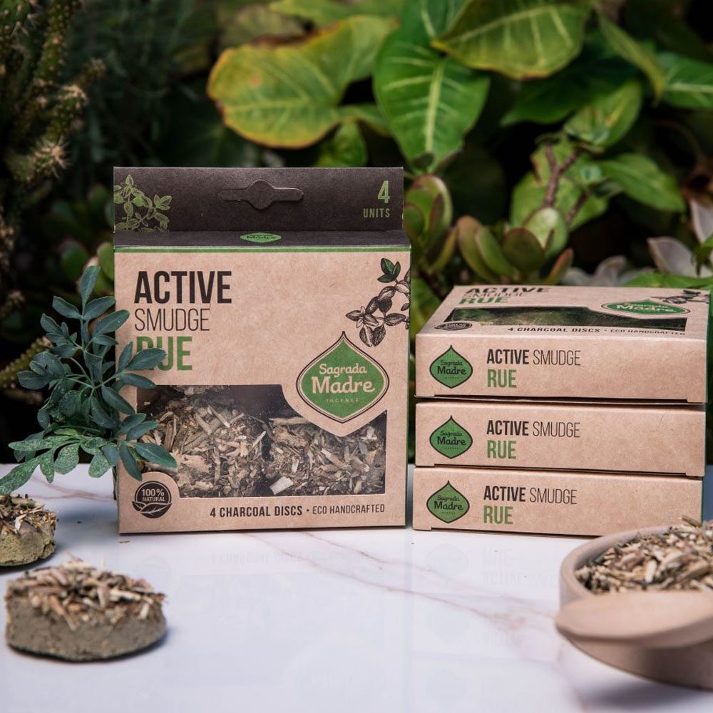 Sagrada Madre Rue Charcoal Discs | Protection, Purification & Renewal