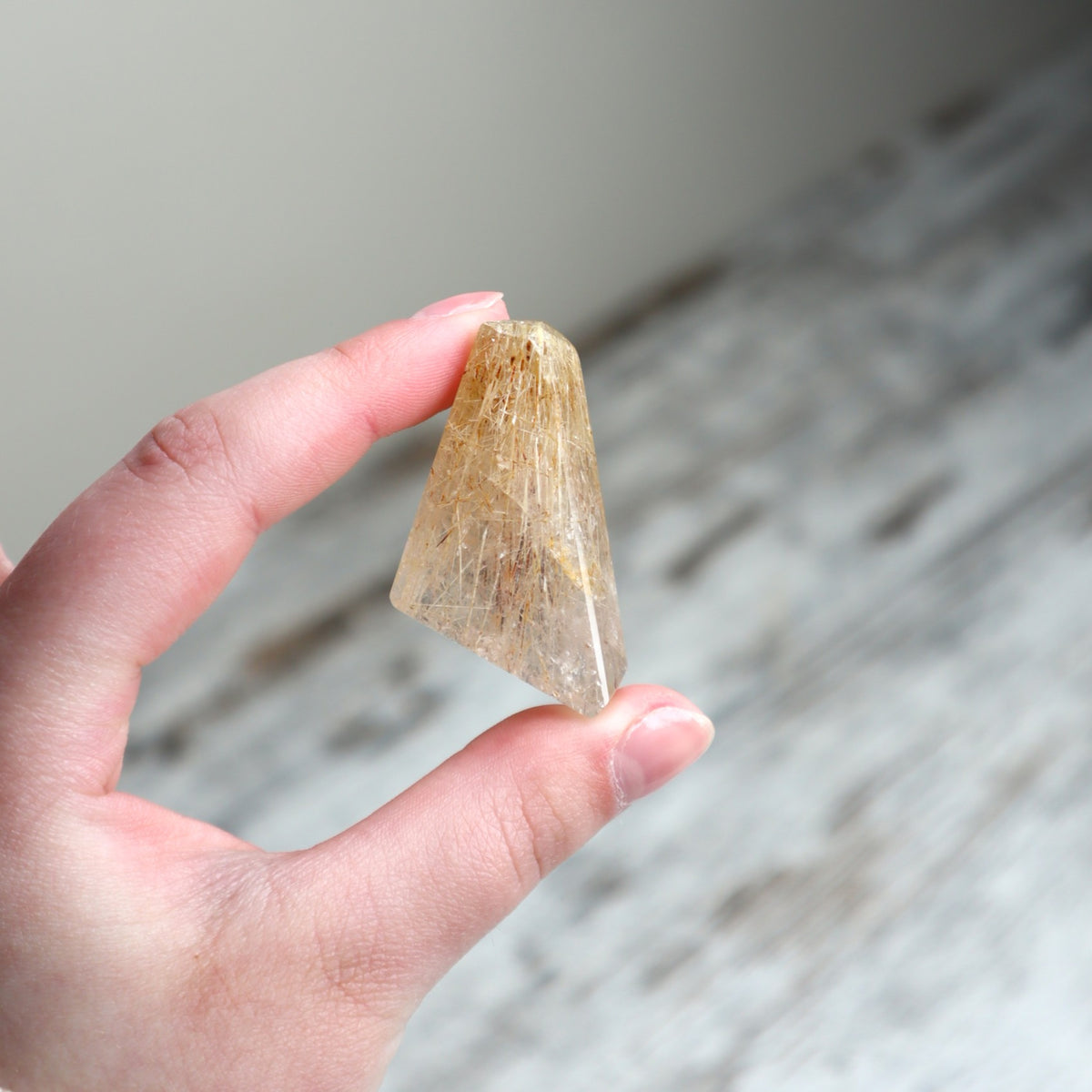 Golden Rutilated Quartz Mini Freeform | Prosperity, Inspired Action & Personal Empowerment