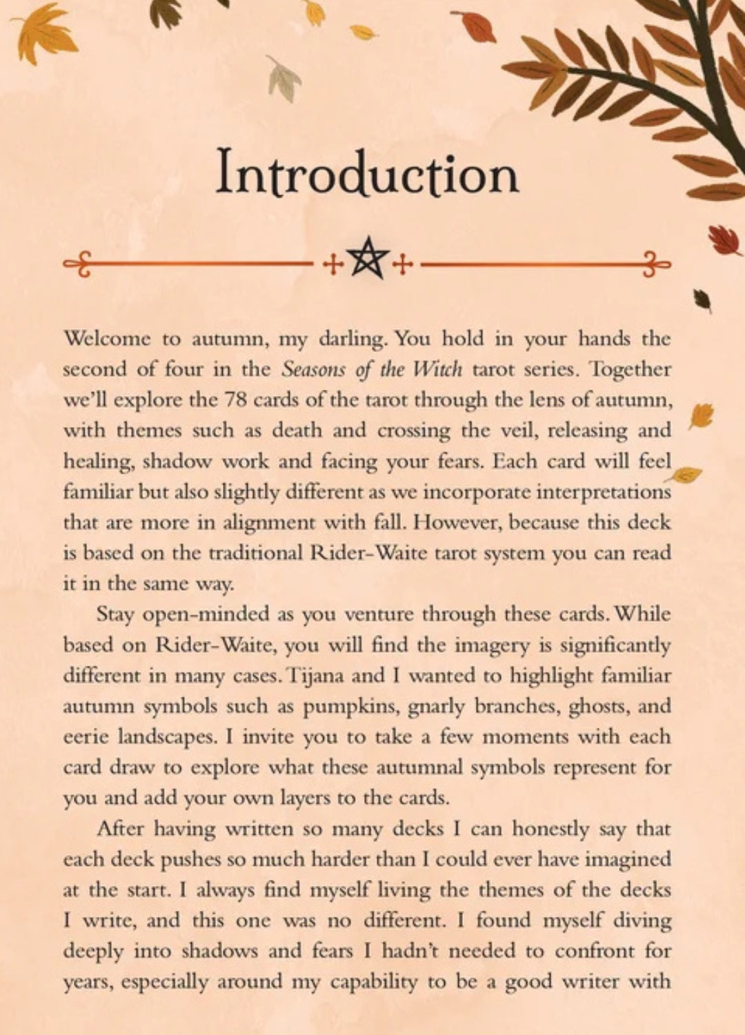 Seasons of the Witch Autumn Tarot | Mabon, Samhain & Shadow Wisdom