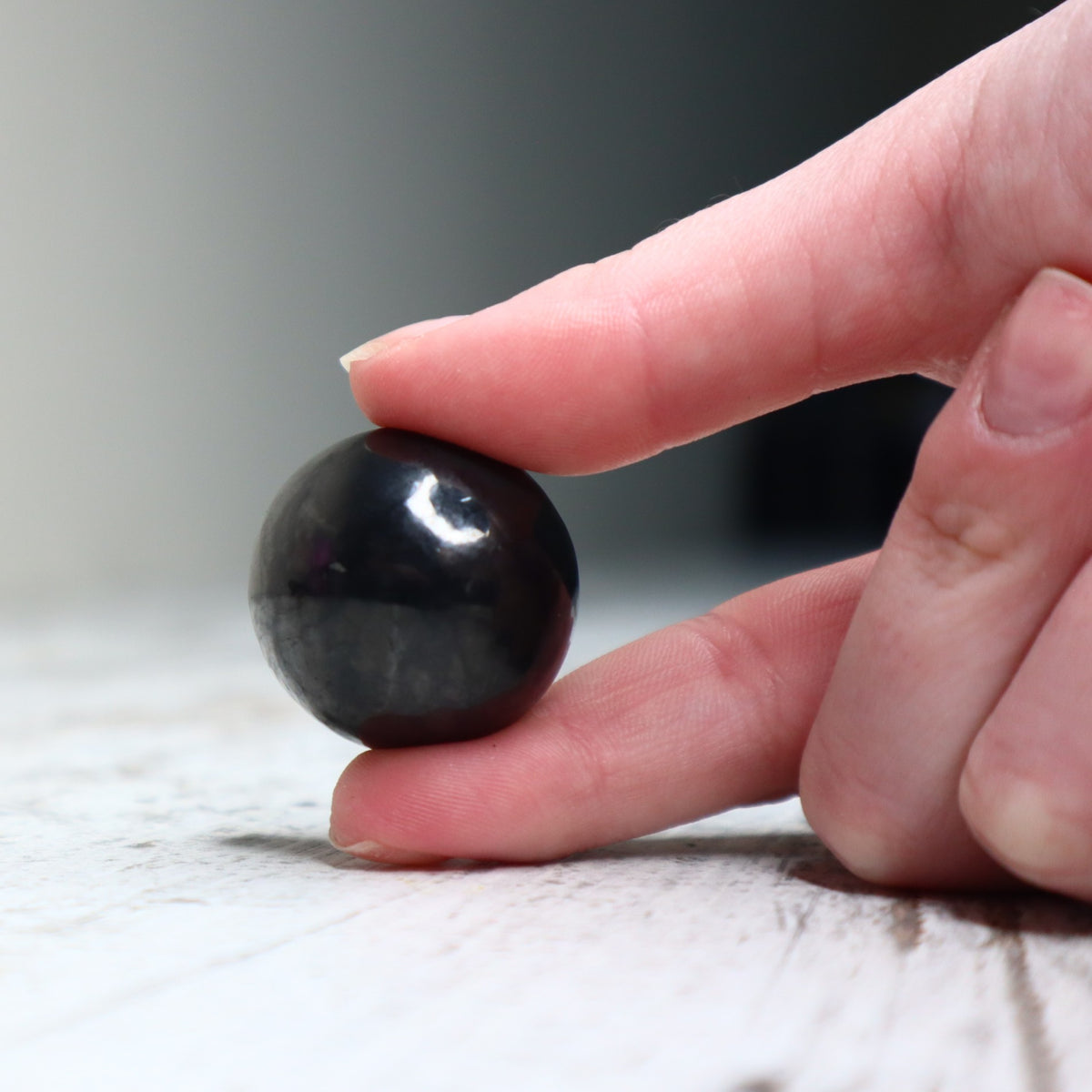 Shungite Mini Sphere | Protection, Grounding & Cleansing