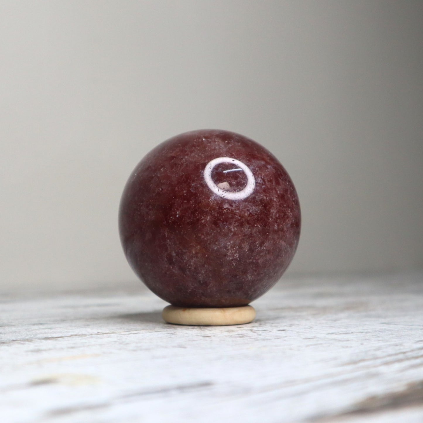 Strawberry Quartz Sphere | Love, Joy & Heart Activation