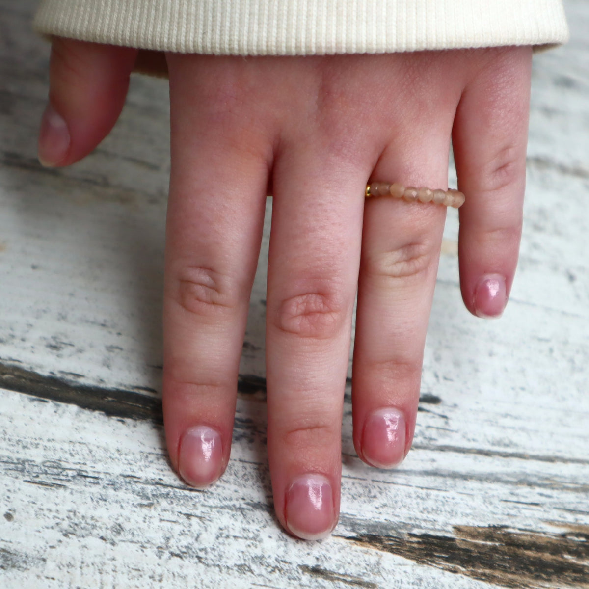 Sunstone Beaded Ring | Happiness, Confidence & Abundance