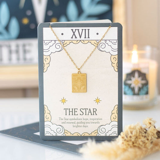 The Star Tarot Necklace Greeting Card | Hope, Healing & New Beginnings