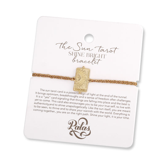 The Sun Tarot 'Shine Bright' Bracelet | Optimism, Confidence & Radiant Energy