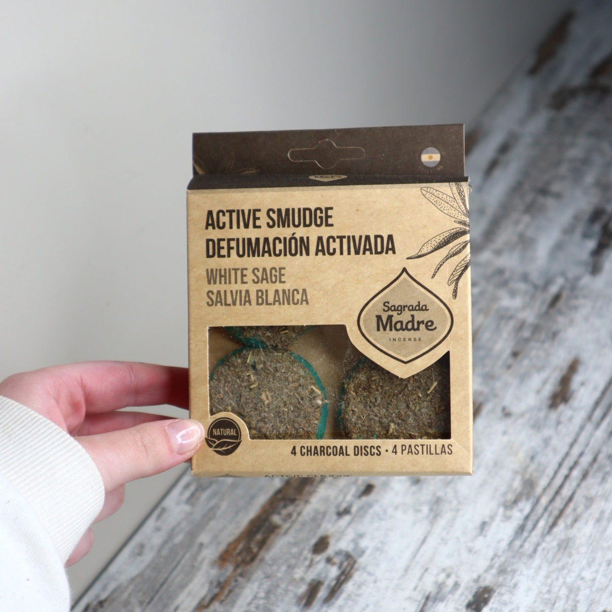Sagrada Madre White Sage Charcoal Discs | Purification, Protection & Clarity