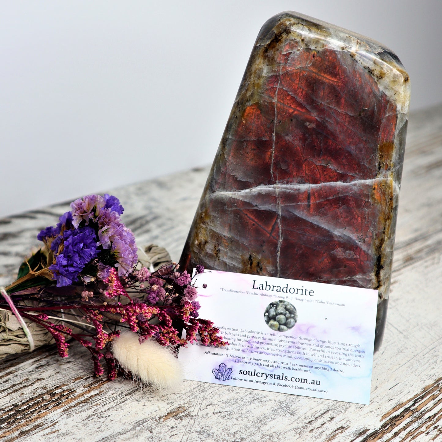 Labradorite Freeform | Transformation, Intuition & Protection