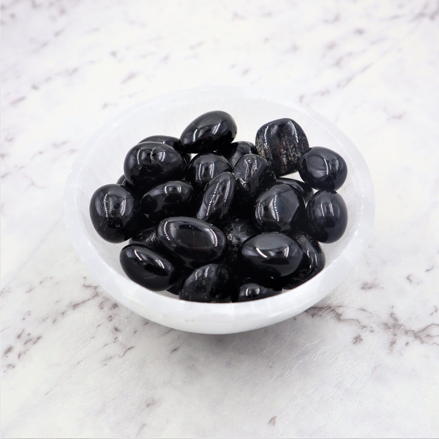 Black Tourmaline Tumble | Protection, Grounding & Energy Shielding