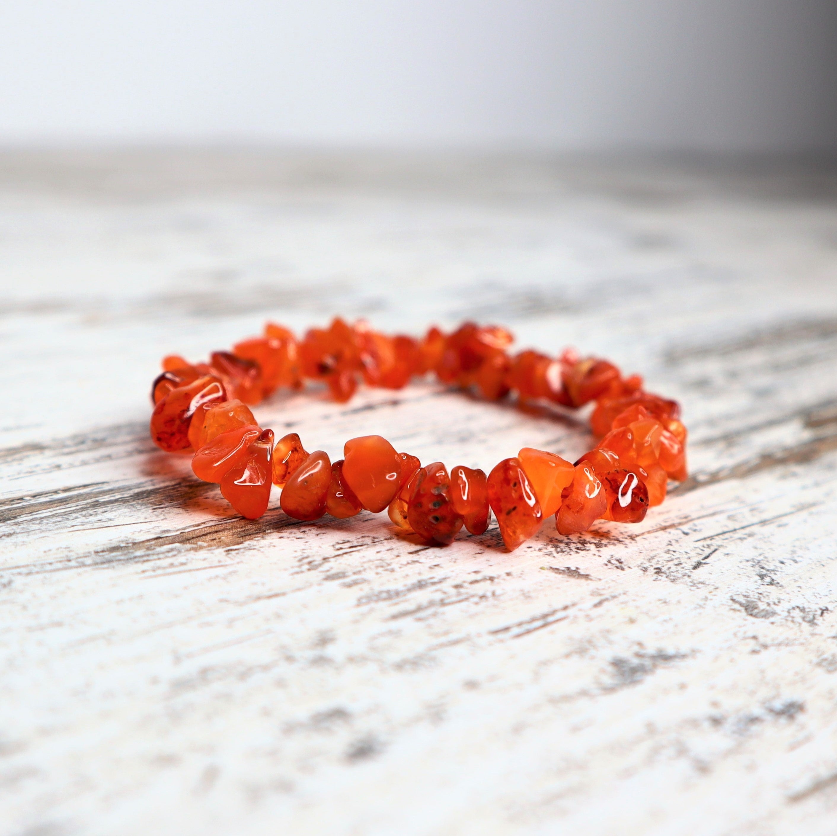 Carnelian Chip Bracelet | Motivation, Confidence & Creative Energy