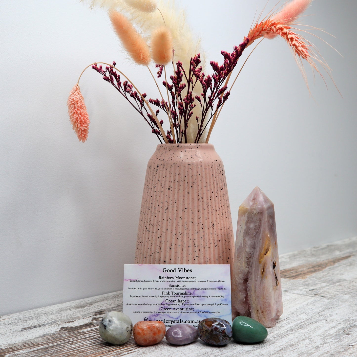 'Good Vibes' Crystal Kit | Joy, Positivity & Heart-Opening Energy