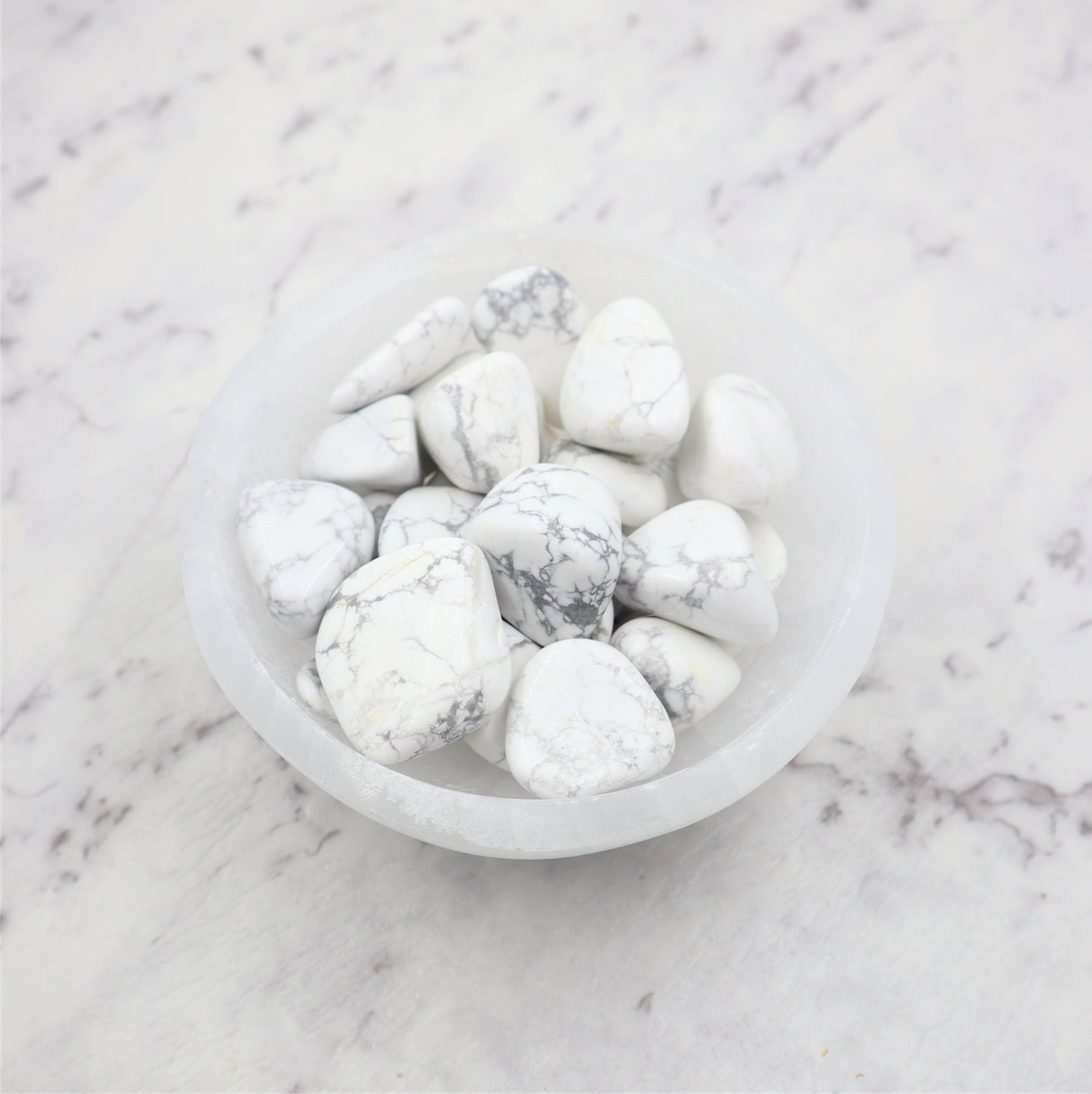 White Howlite Tumble | Calm, Peace & Mindful Stillness