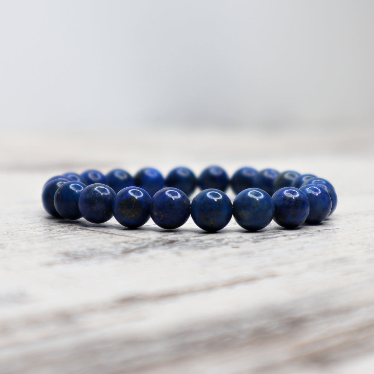 Lapis Lazuli Bead Bracelet | 8mm | Wisdom, Truth & Inner Vision