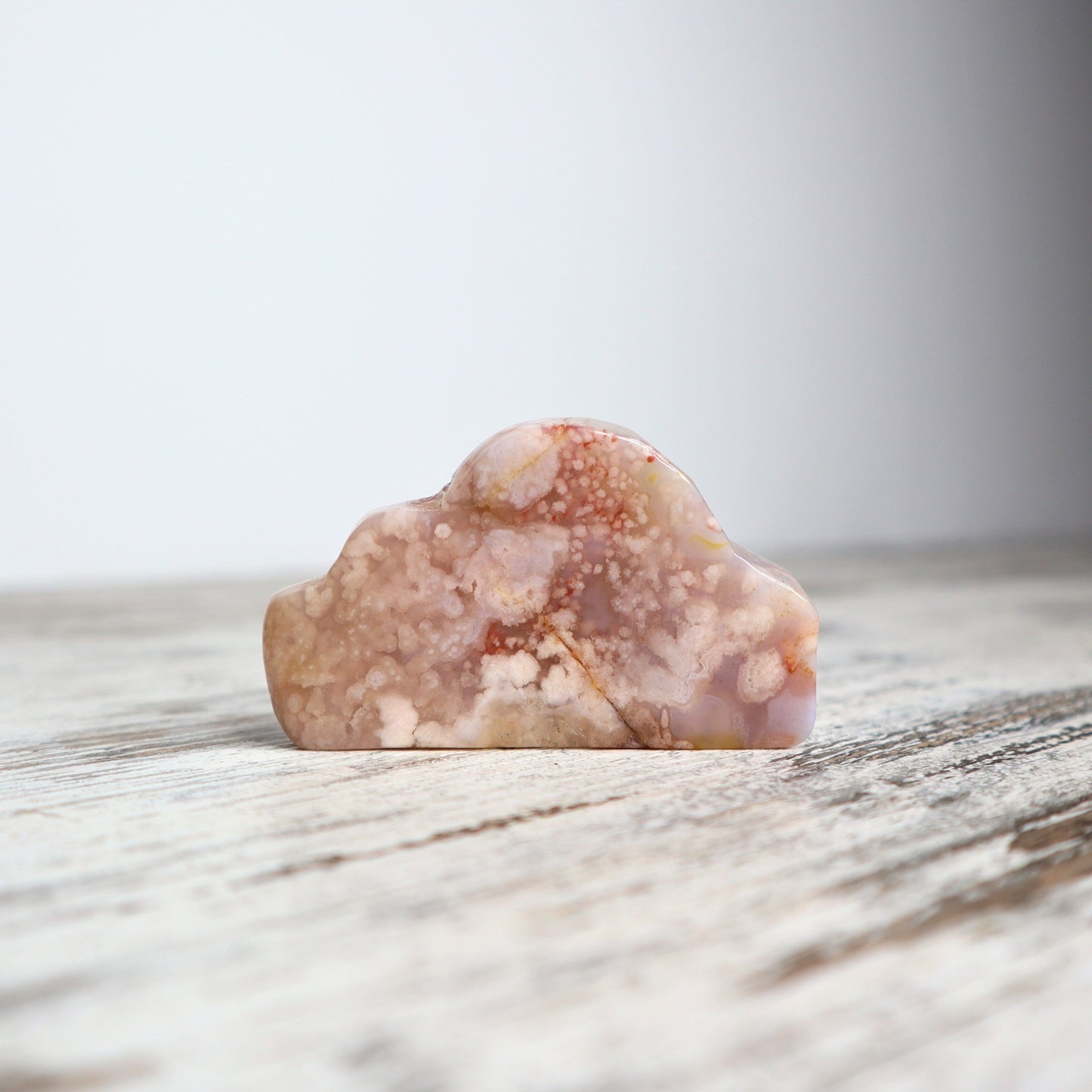 Flower Agate Cloud Carving | Intuitively Chosen | Growth, Healing & Hope