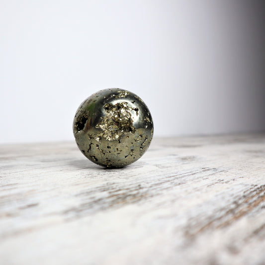 Pyrite Sphere | Confidence + Manifestation