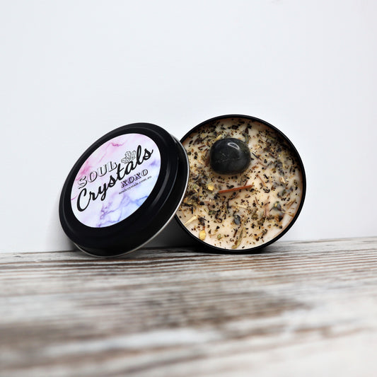 'Metamorphosis' Soy Candle Tin | Labradorite