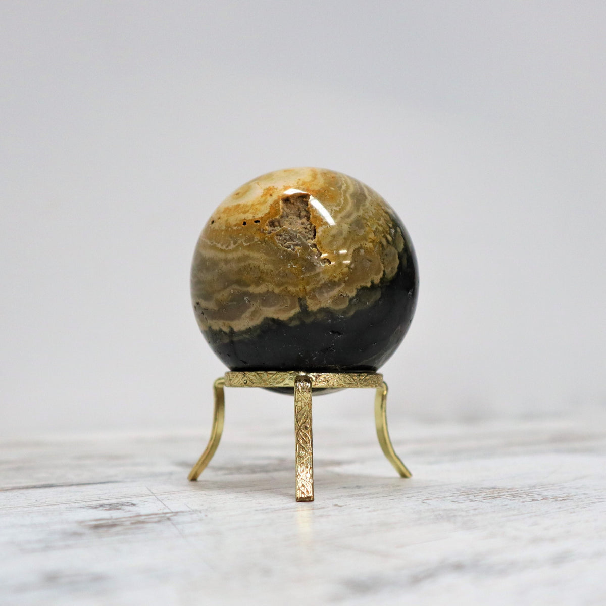 Bumblebee Jasper Sphere | Joyful Transformation, Confidence & Vitality
