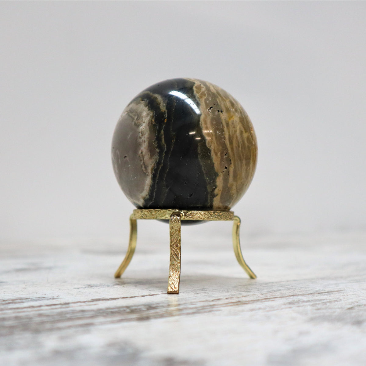 Bumblebee Jasper Sphere | Joyful Transformation, Confidence & Vitality