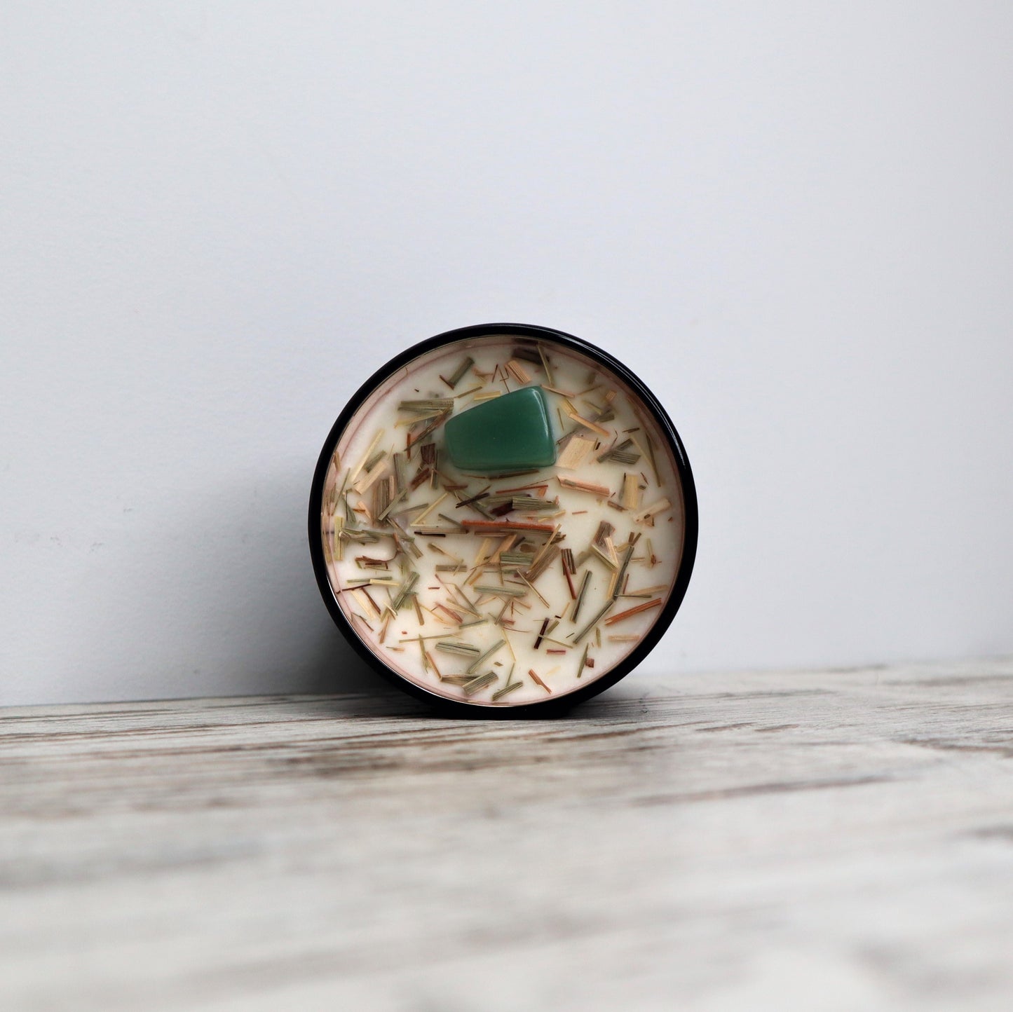 'Good Luck + Fortune' Soy Candle | Green Aventurine