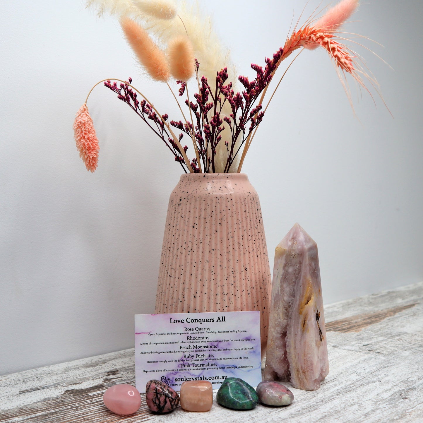 'Love Conquers All' Crystal Kit | Heart Healing, Compassion & Connection