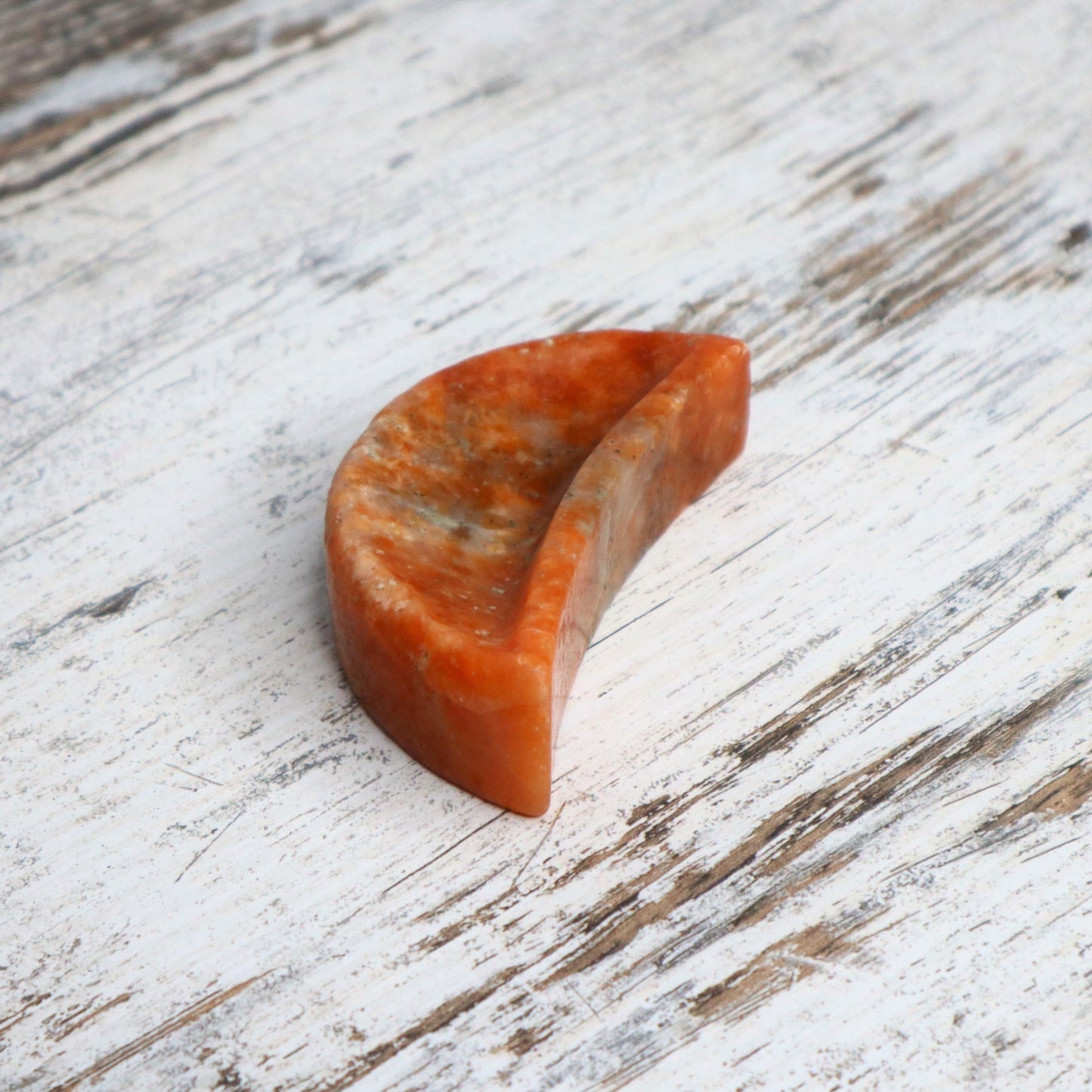 Sunstone Moon Bowl | Inner Fire & Golden Light