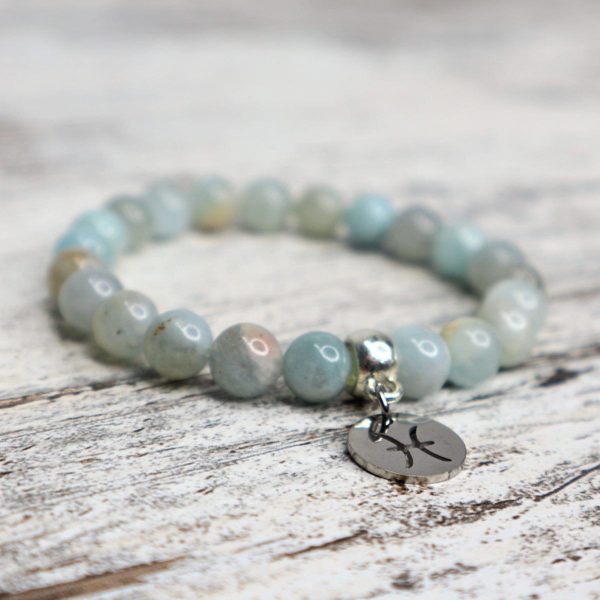 Pisces Zodiac Bracelet (Silver)