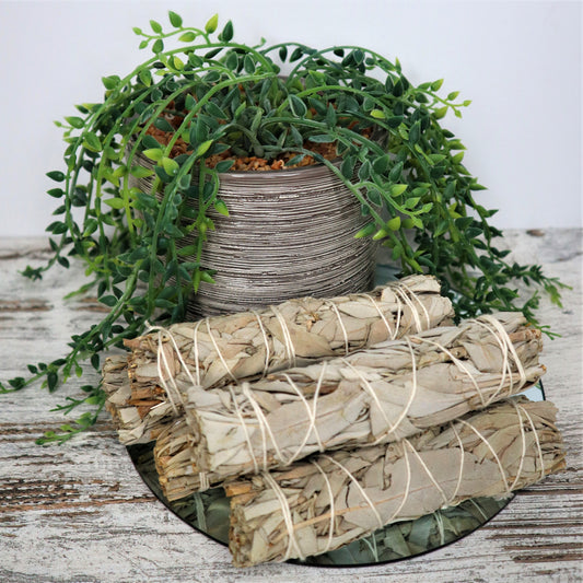White Sage Cleansing Wand | Medium | 15cm | Purification & Energy Clearing