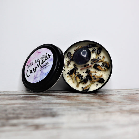 'Study Buddy' Soy Candle Tin | Fluorite