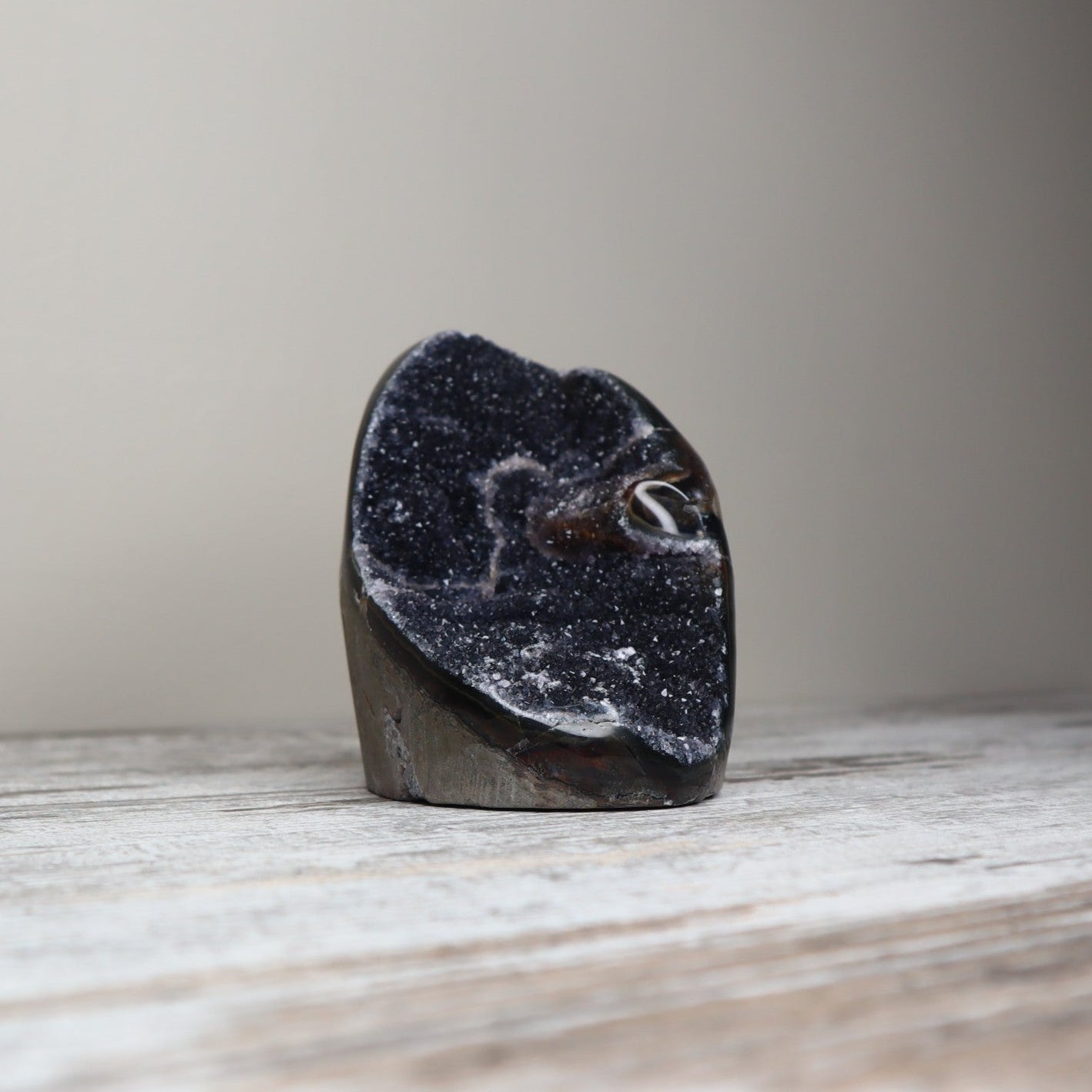 Amethyst Cave | Black | Protection, Grounding & Energetic Strength