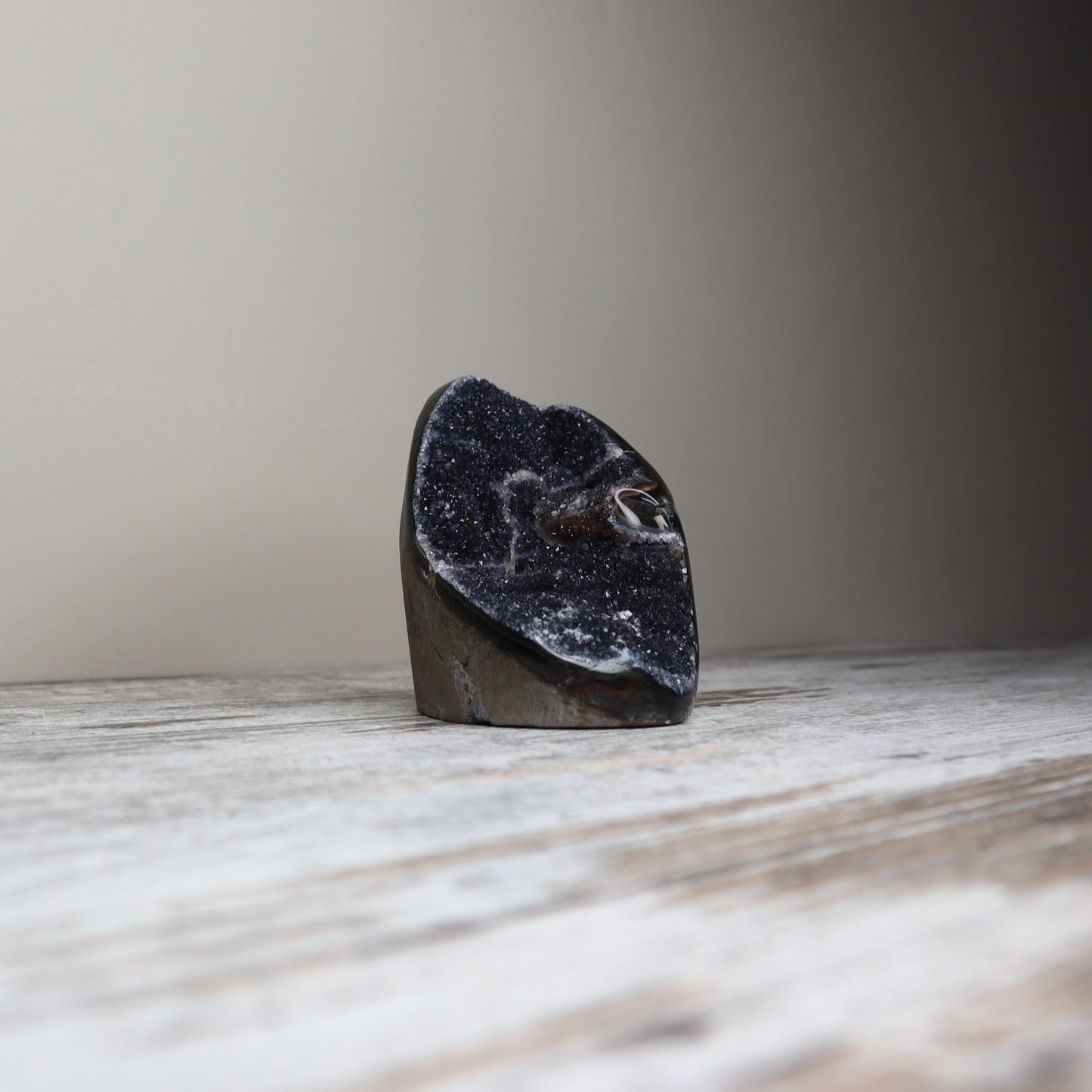 Amethyst Cave | Black | Protection, Grounding & Energetic Strength