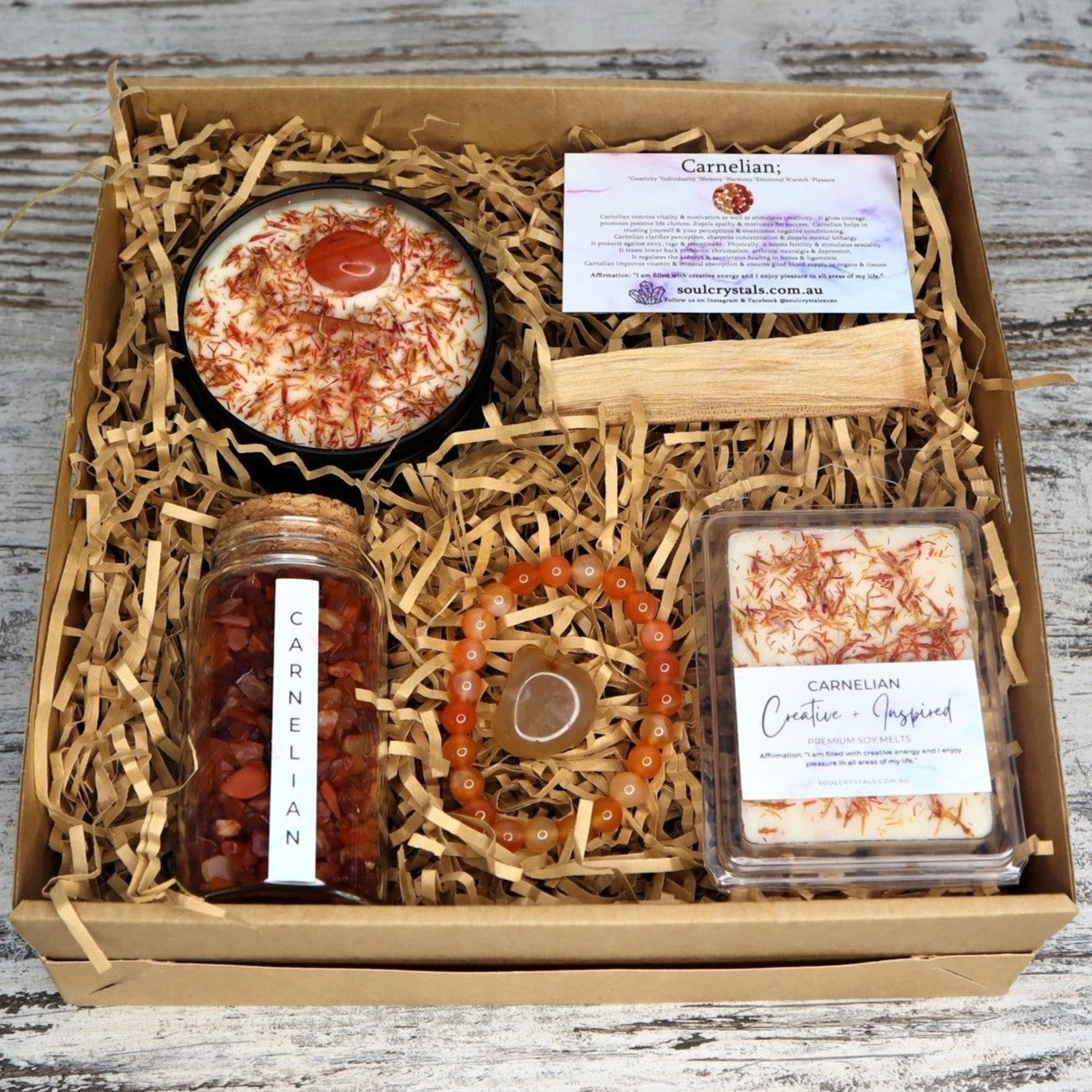 'Creative + Inspired' Gift box | Carnelian