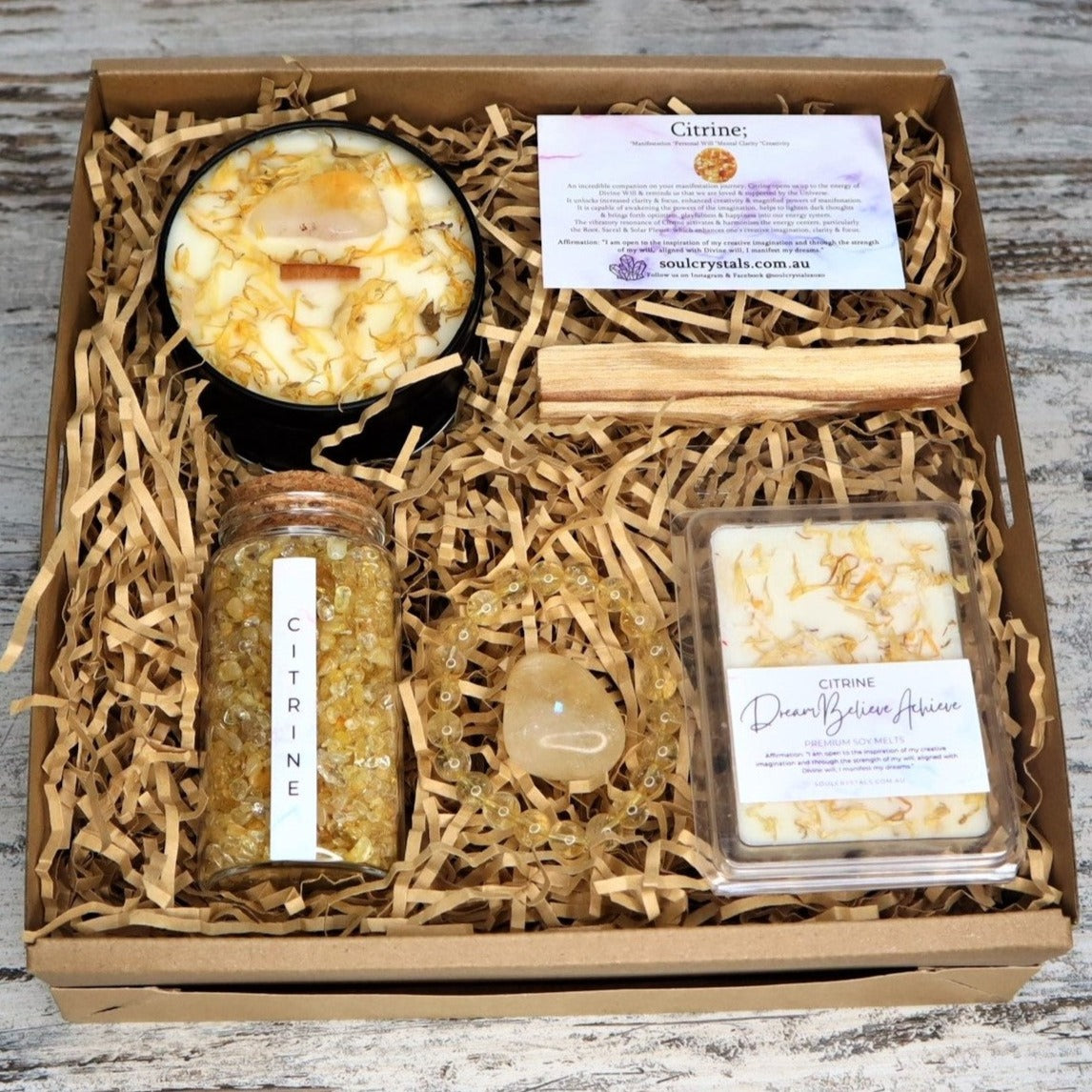 ‘Dream, Believe, Achieve’ Gift Box | Citrine
