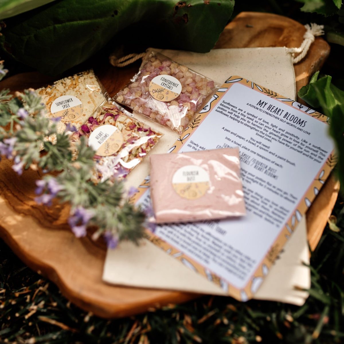 My Heart Blooms Potion Pouch | Self-Love, Confidence &amp; Worthiness