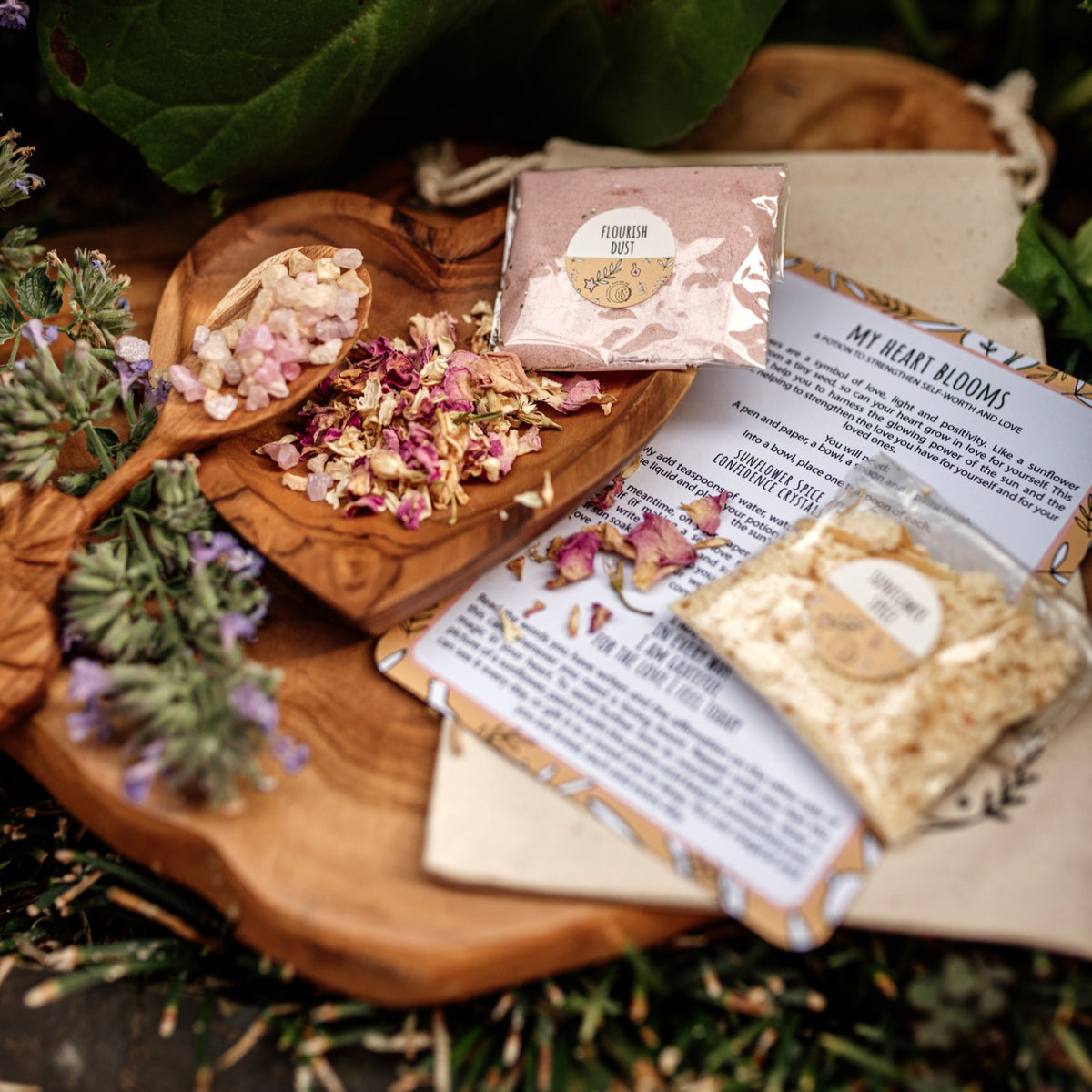 My Heart Blooms Potion Pouch | Self-Love, Confidence &amp; Worthiness