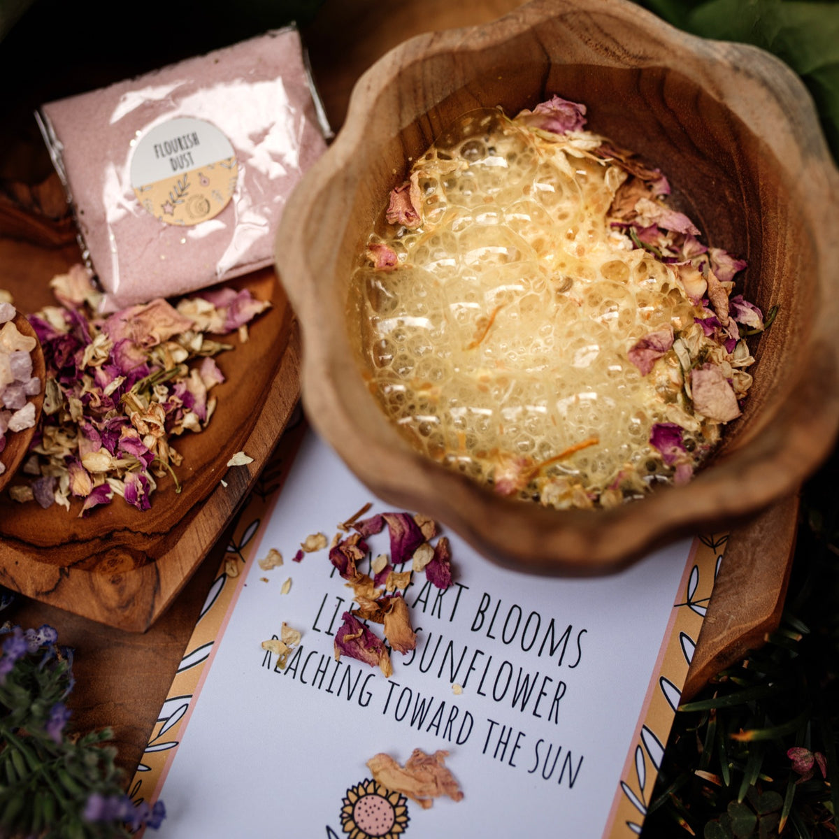 My Heart Blooms Potion Pouch | Self-Love, Confidence &amp; Worthiness