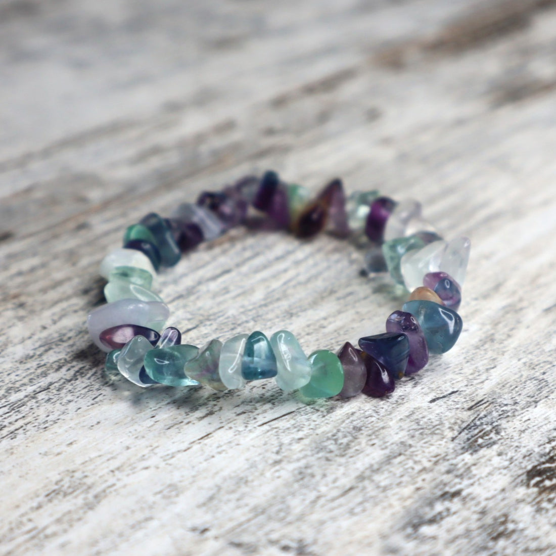 Fluorite Chip Bracelet | Clarity, Focus &amp; Mental Balance