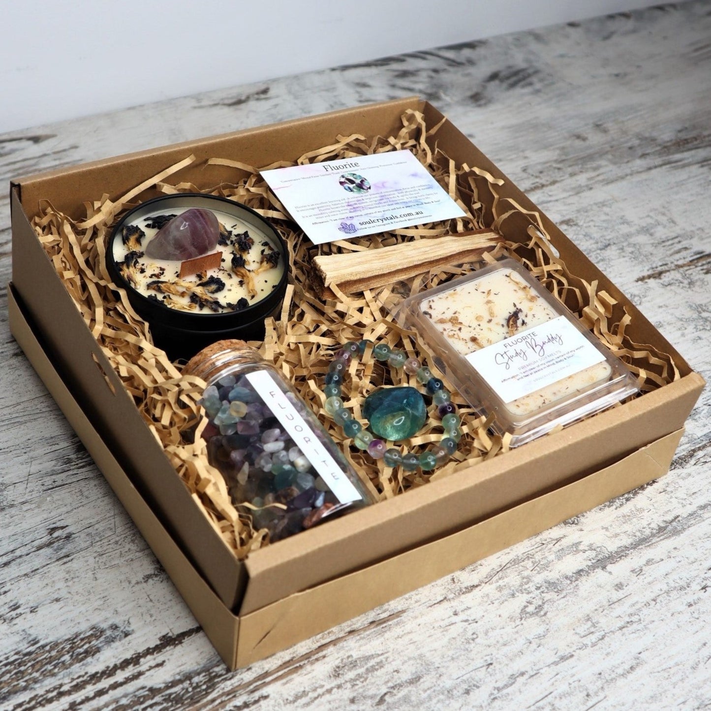'Study Buddy' Gift Box | Fluorite