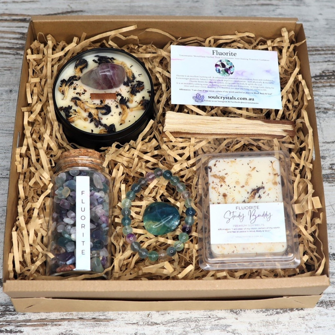 'Study Buddy' Gift Box | Fluorite