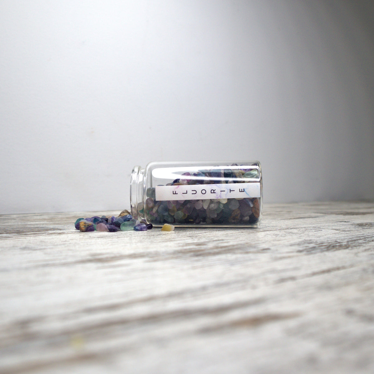 Fluorite Chips Jar