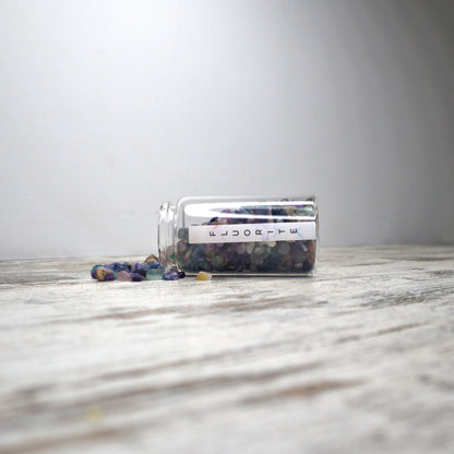 Fluorite Chips Jar