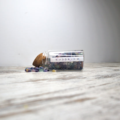 Fluorite Chips Jar