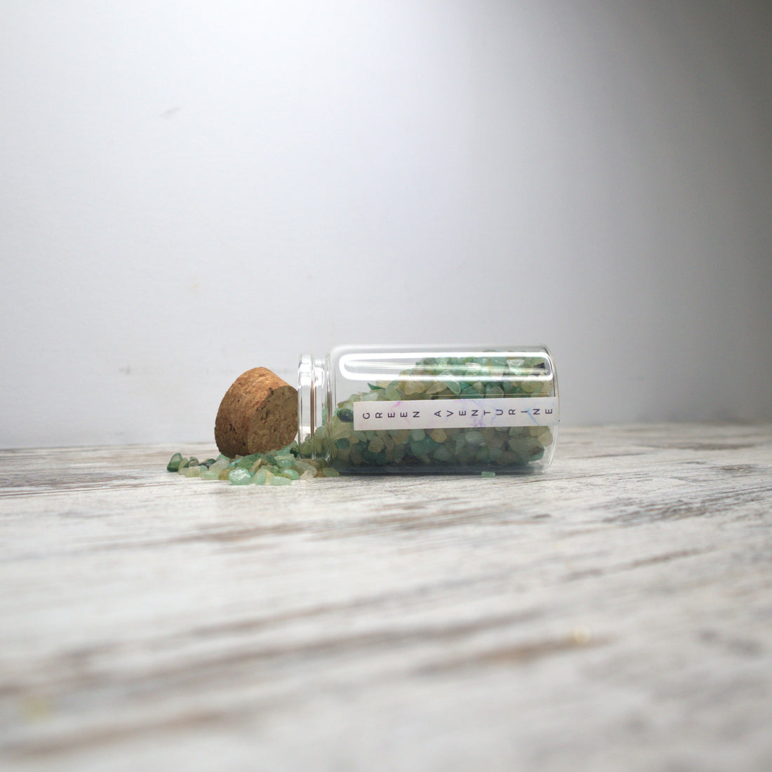 Green Aventurine Chips Jar