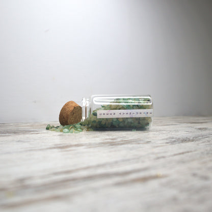 Green Aventurine Chips Jar