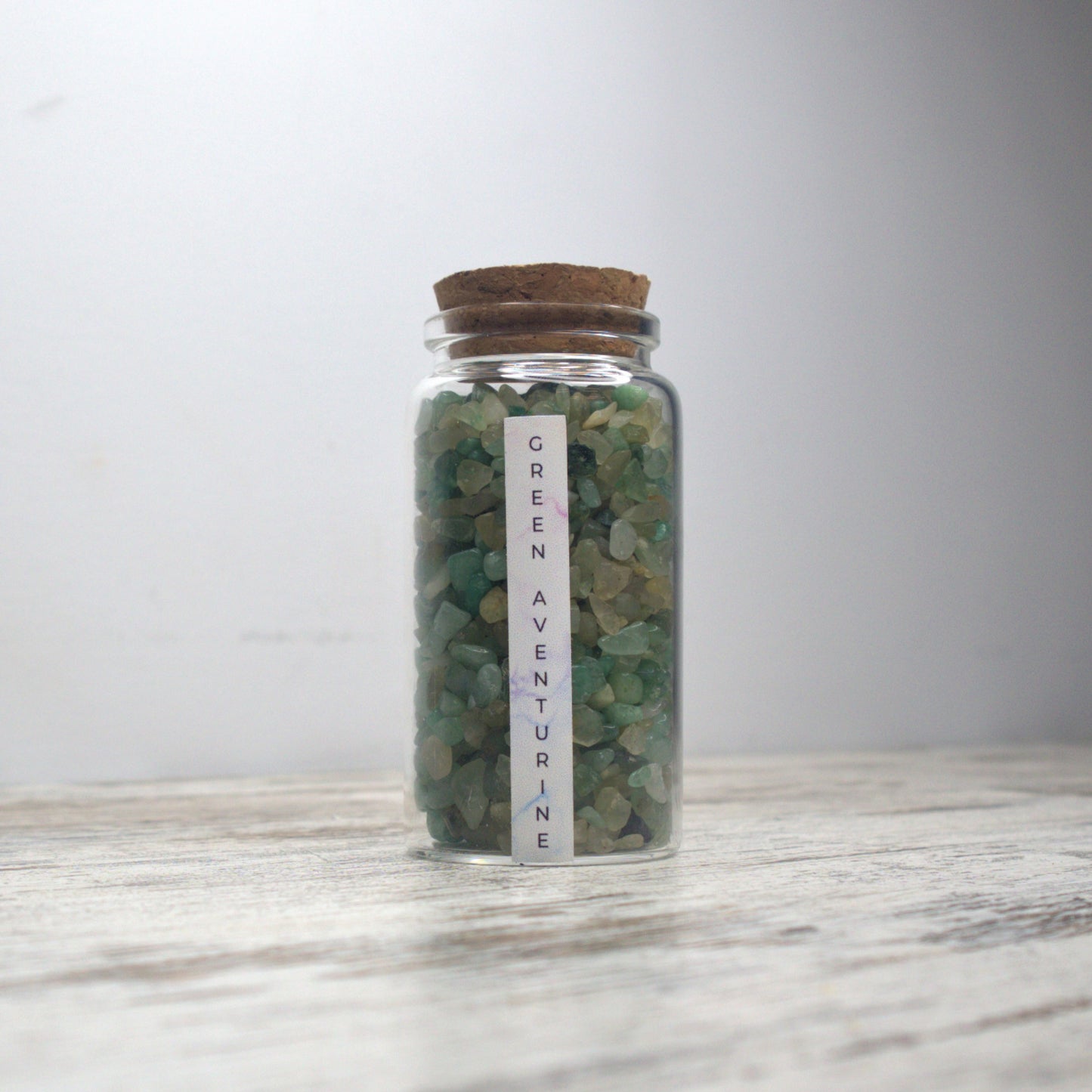 Green Aventurine Chips Jar
