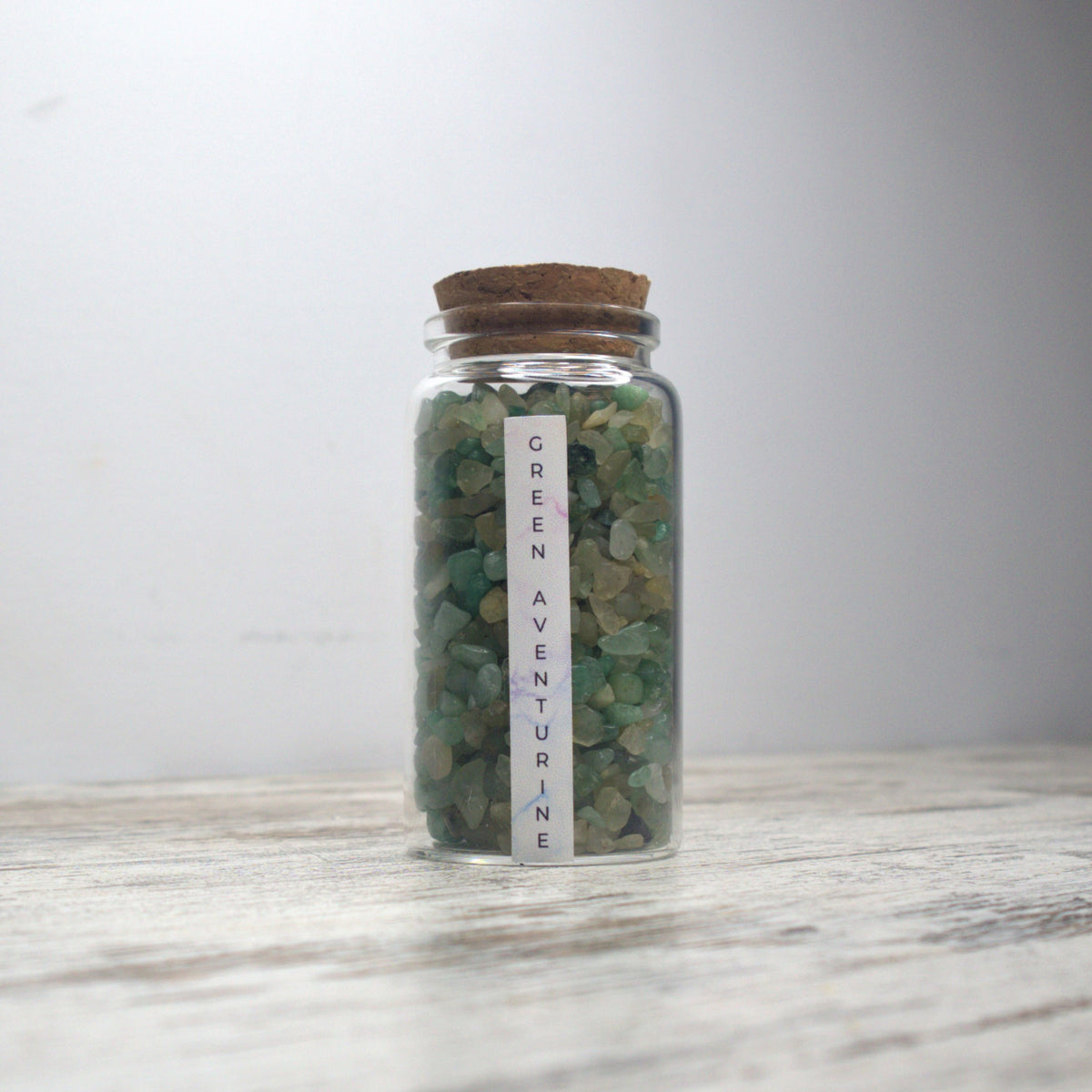 Green Aventurine Chips Jar