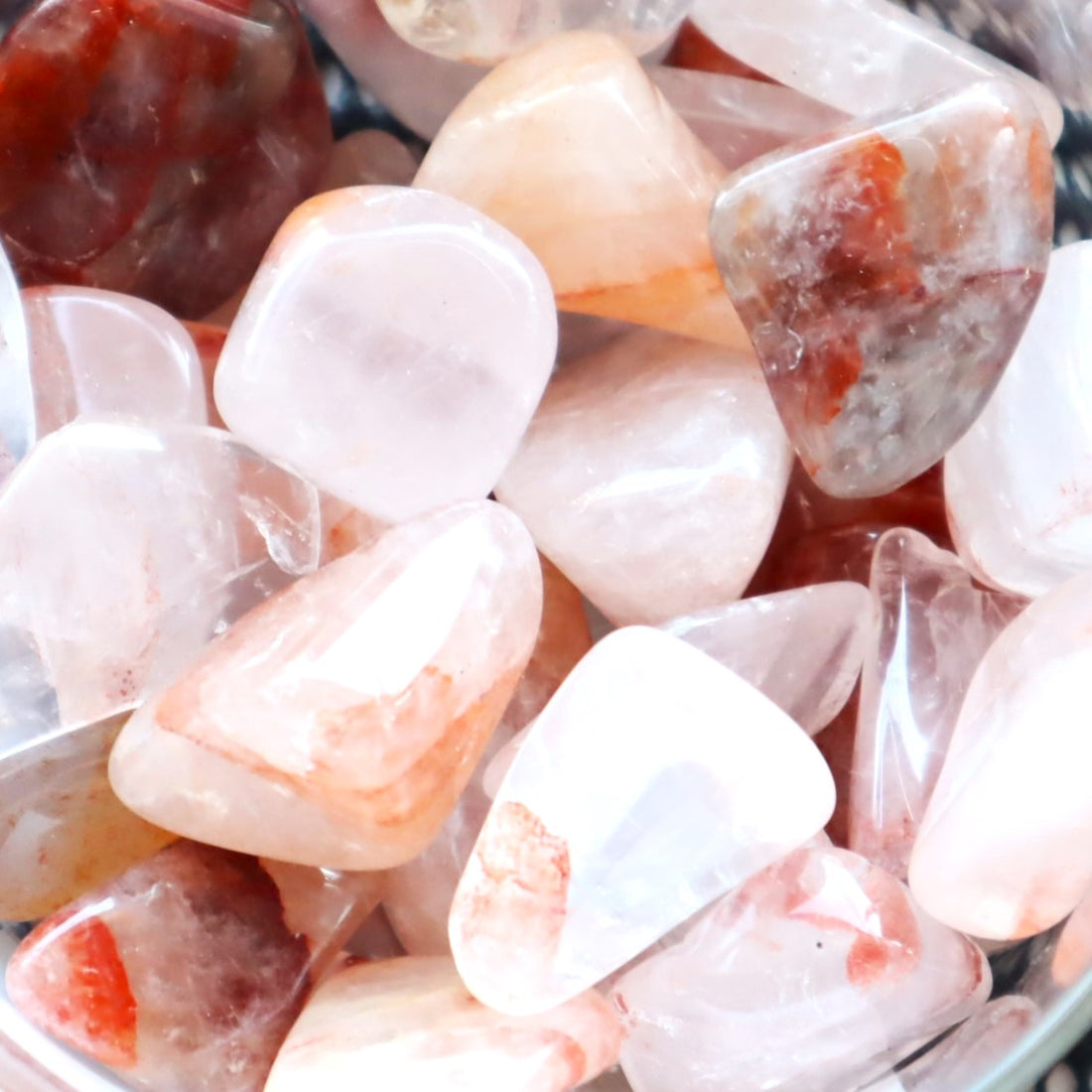Fire Quartz Small Tumble | Courage, Clarity &amp; Energised Action