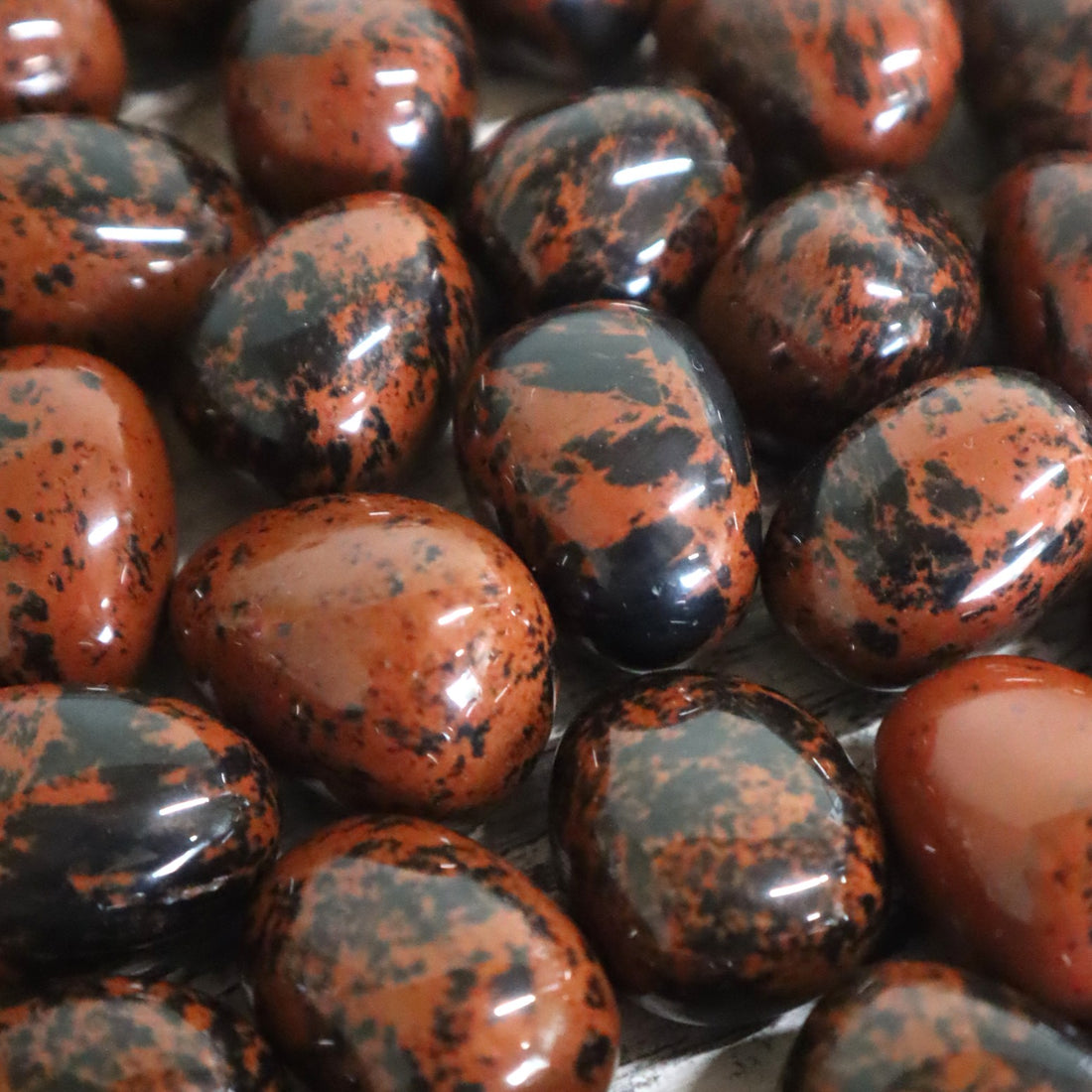 Mahogany Obsidian Tumble | Protection, Boundaries &amp; Inner Strength