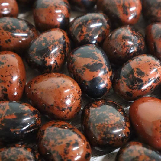 Mahogany Obsidian Tumble | Protection, Boundaries & Inner Strength