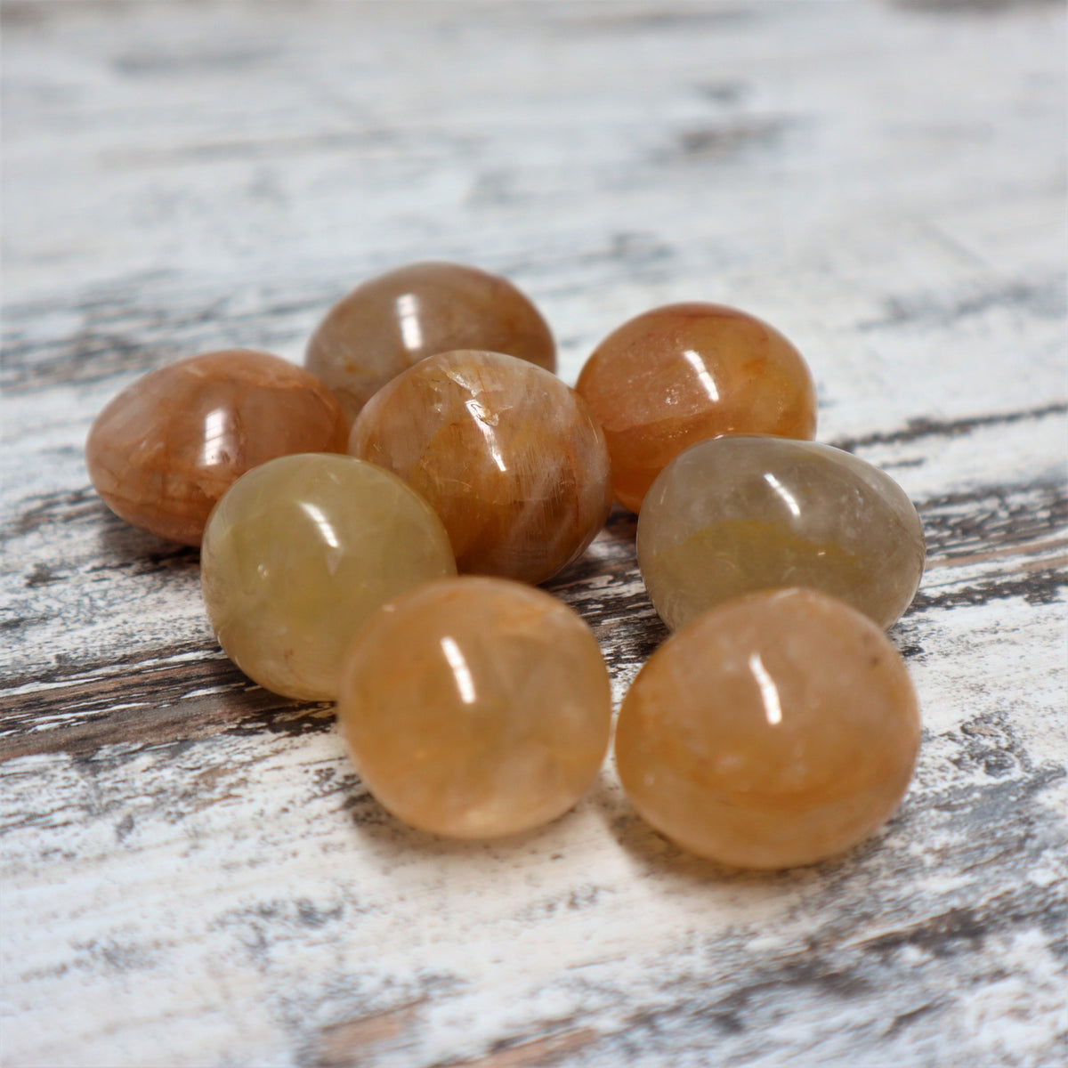 Golden Healer Tumble | Large | Healing, Vitality &amp; Divine Light